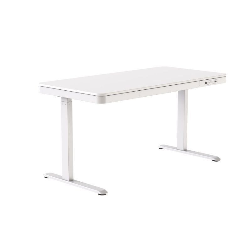 Activejet ET119W-C electric height-adjustable desk in white. Tabletop dimensions: 140 x 70 cm. Biurka/Biurka nowoczesne Your Sports Performance