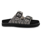 D.FRANKLIN Nordic Sandal Buckle Zebra DFSH405002-ZEBR In preparation Your Sports Performance