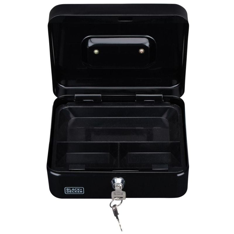 METAL CASE FOR MONEY AND DOCUMENTS 20x8.5x16 CM BLACK + DECKER Home and Garden/Equipment Your Sports Performance