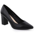 Sergio Leone PB414 women's black pumps with a block heel Footwear Your Sports Performance