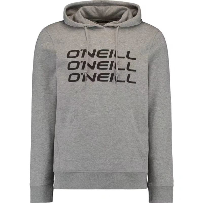 O'neill men's sweatshirt with kangaroo pocket, Triple, fashionable gray To be categorized Your Sports Performance