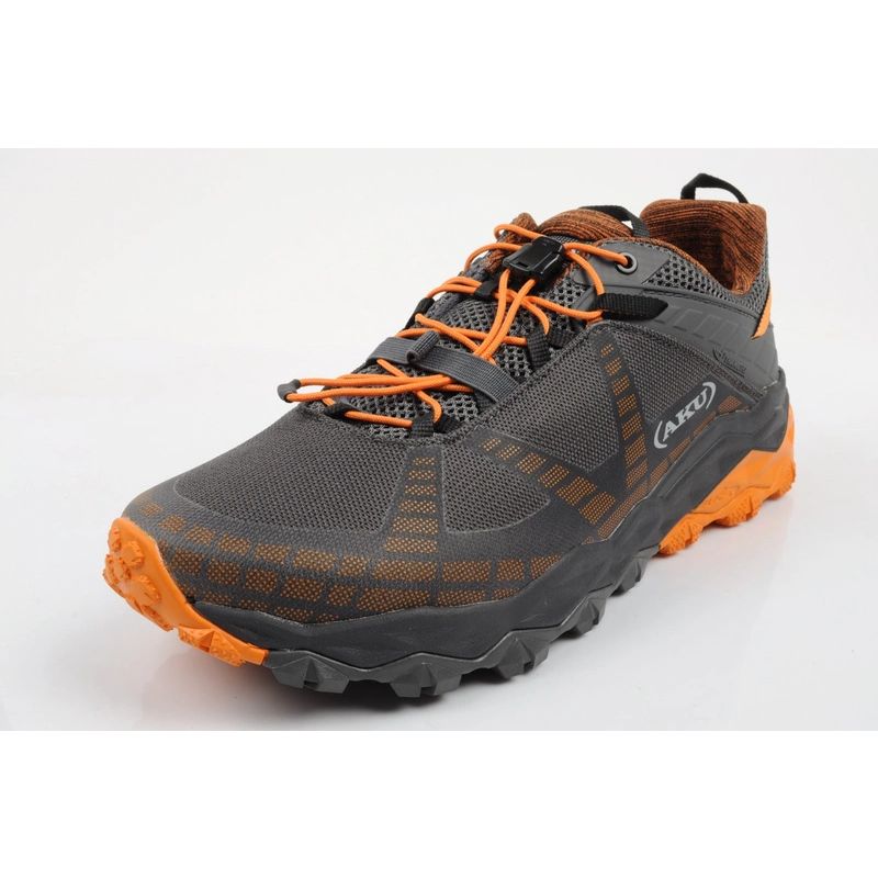 Flyrock Vibram men's trekking sports shoes, durable gray orange To be categorized Your Sports Performance