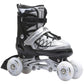 ROLLER SKATES-ROLLER SKATES-ICE SKATING 4IN1 ENERO PRO LED 38-41 GRAY