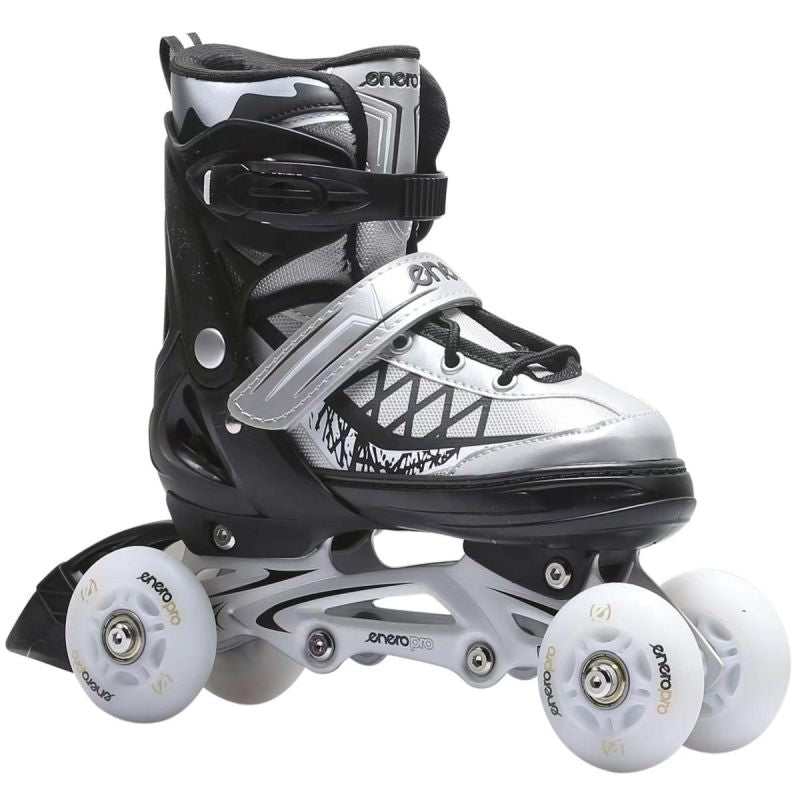 ROLLER SKATES-ROLLER SKATES-ICE SKATING 4IN1 ENERO PRO LED 38-41 GRAY
