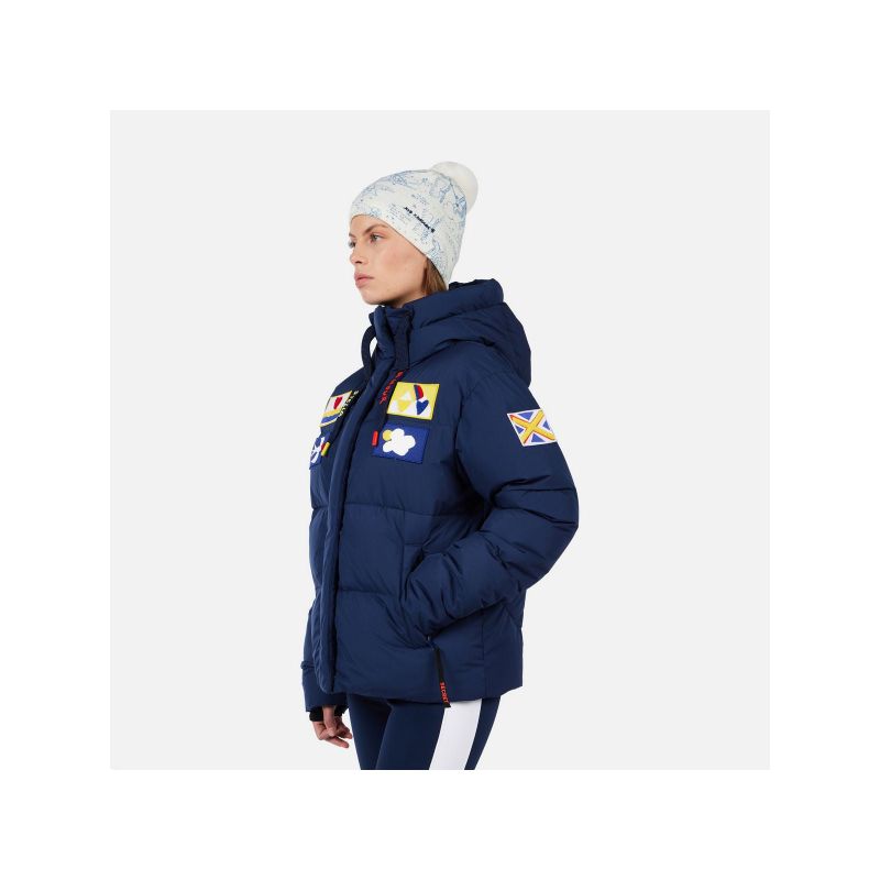 ROSSIGNOL W JCC ALLSNOW DOWN JKT women's ski jacket blue