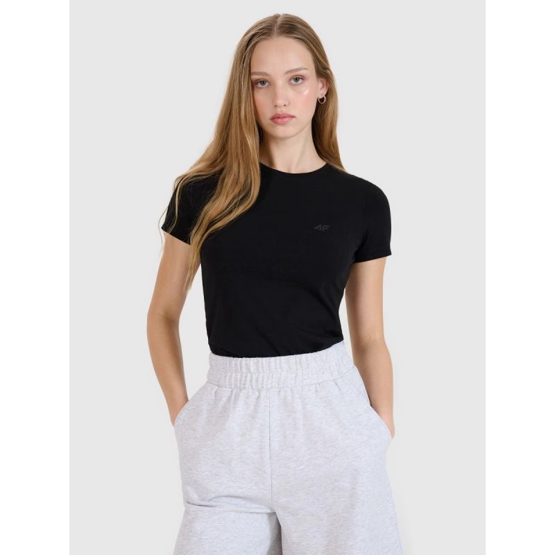 Women's slim T-shirt (SET OF 2 T-SHIRTS) 4F 4FRMM00TTSHF2709-20S *Kategoria tymczasowa Your Sports Performance