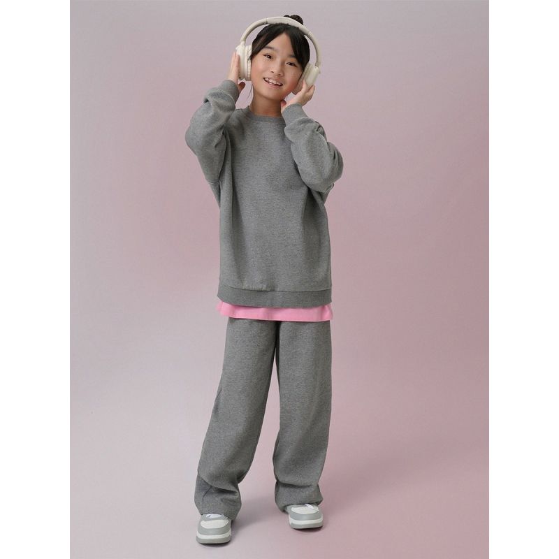 Girls' wide-leg sweatpants 4F 4FJRSS26TTROF1726-25M 4f