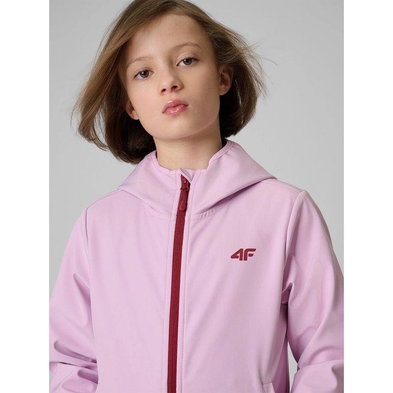 Girls' softshell jacket, windproof membrane 5000, 4F 4FJWSS26TSOFF478-47S 4f