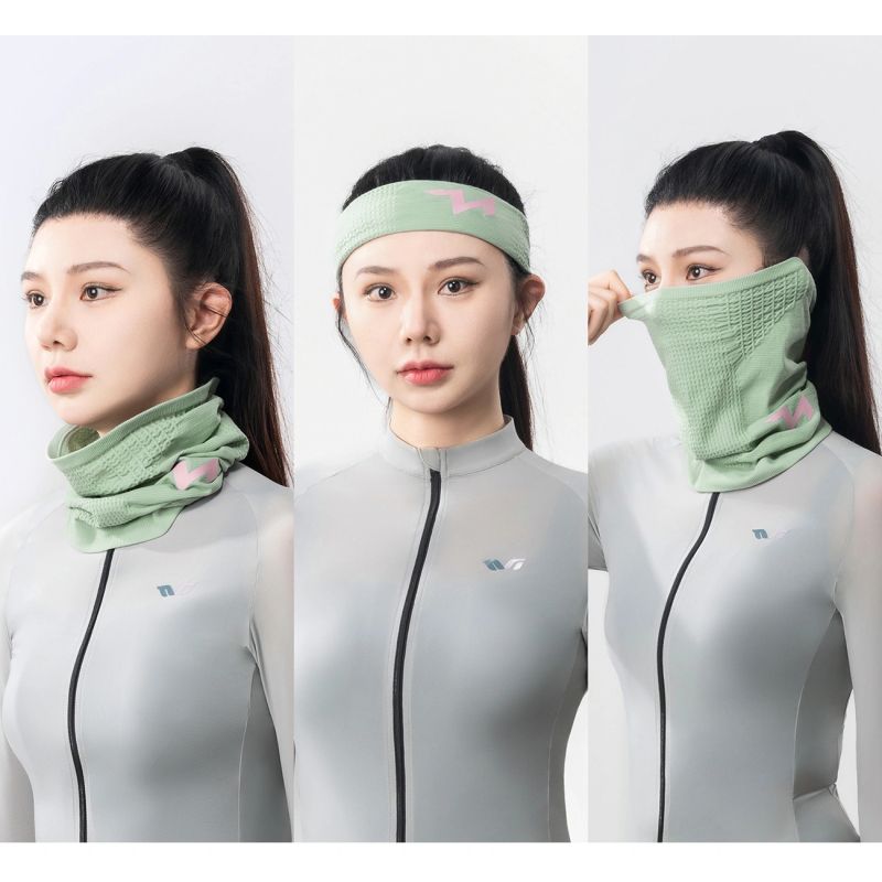 Rockbros LFA23 TVI Women's Knitted Bicycle Neck Warmer - Green