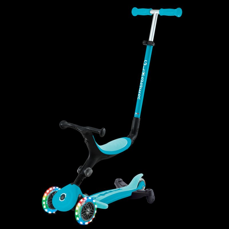 Scooter with ride-on seat GO•UP ACTIVE LIGHTS 360 (749-300) Accessories/Skating/Hulajnogi/Traditional/For kids/Globber Your Sports Performance