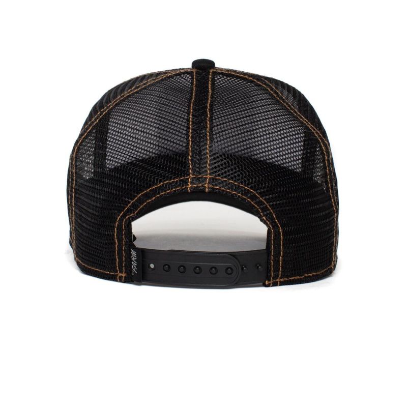 Goorin Bros. The King Lion Trucker Cap - 101-0388-BLK Odzież/Czapki/Czapki z daszkiem Your Sports Performance