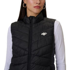 Women's vest 4F F347 deep black 4FWSS26TVJAF347 20S