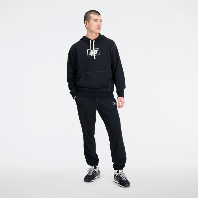 New Balance Essentials Hoodie M MT33508BK Clothing/Outdoor New Balance