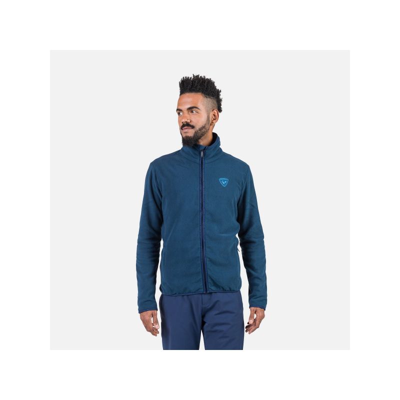 Rossignol Strawpile Fleece Fz Navy Blue Sweatshirt Rossignol