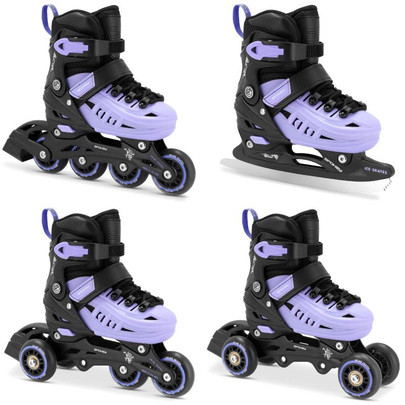 Spokey 4in1 4One Jr SPK-944650 inline skates size 34-38 Accessories/Skating/Rolki (pozostałe) Your Sports Performance