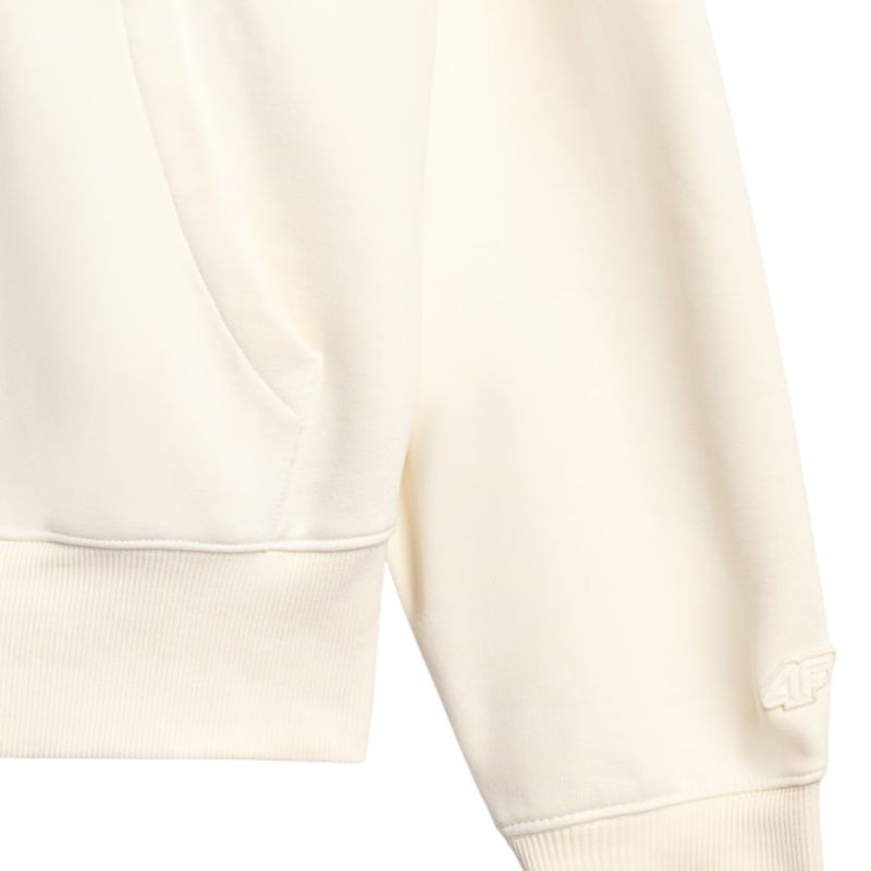 Women's sweatshirt 4F F1887 cream 4FWAW25TSWSF1887 12S 4f