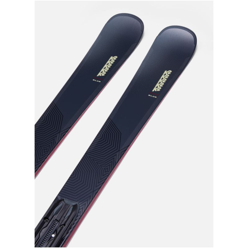 K2 BLUR 74 W Women's Skis - ERC 11 TCx light Quikclik black - anthracite SET