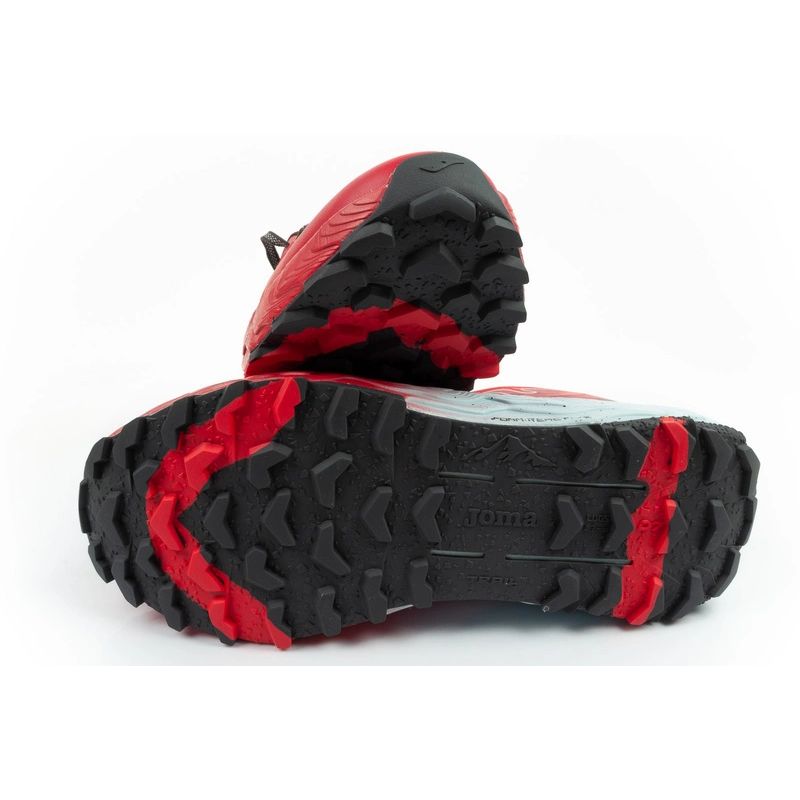 Joma men's Sima trail running shoes, cushioned, red Joma