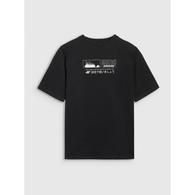 Boy's oversize T-shirt with print 4F 4FJRAW25TTSHM3065-20S 4f