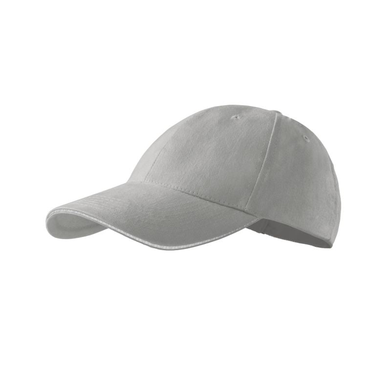 Unisex Sandwich Cap 6P (Light Gray) Malfini
