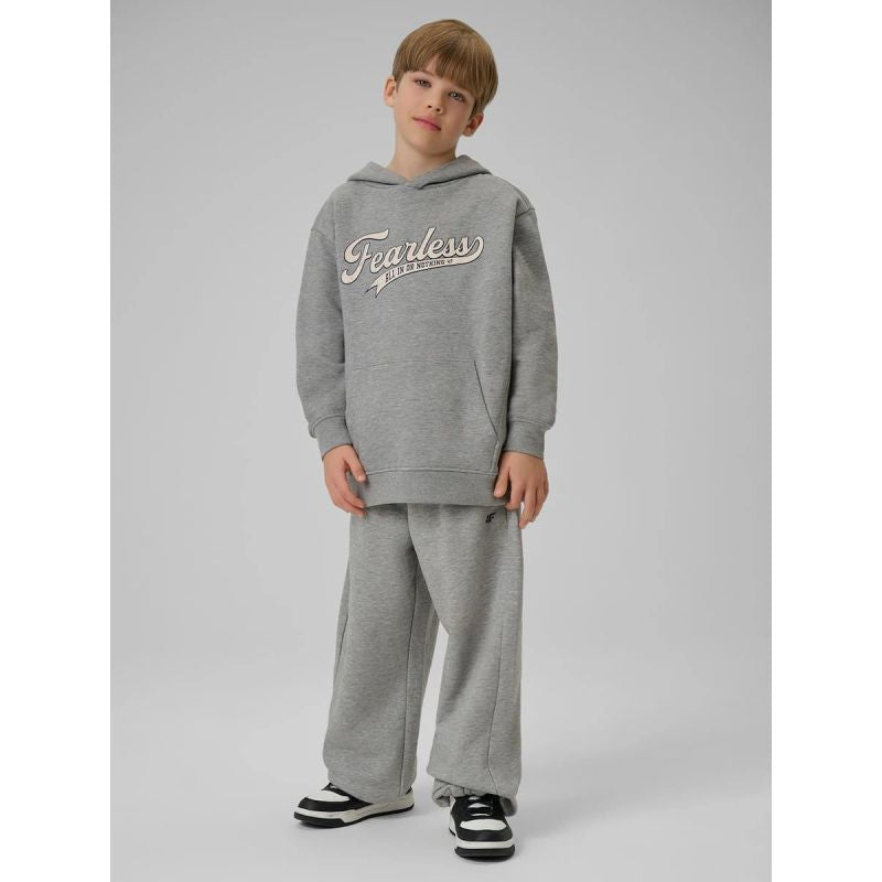 Boy's loose hooded sweatshirt 4F 4FJRSS26TSWSM2636-27M 4f
