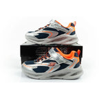 Skechers Glow Strider LED Children's Sports Shoes for Boys Silver Skechers