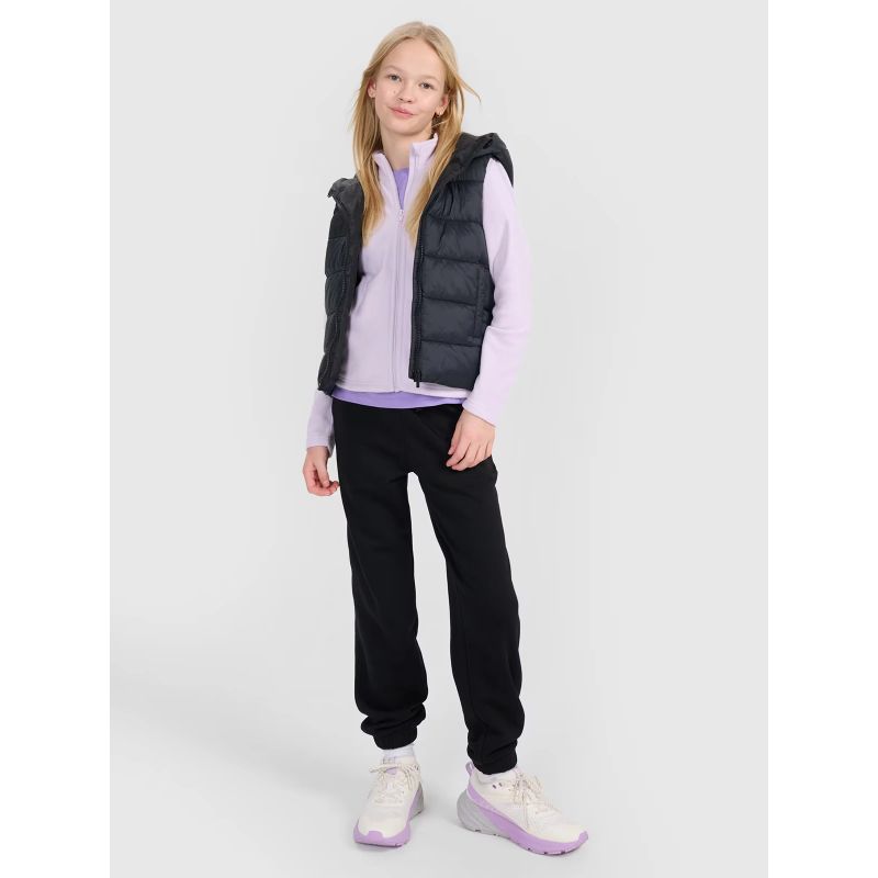 Girls' down vest with synthetic filling 4F 4FJWSS25TVJAF166-20S *Kategoria tymczasowa Your Sports Performance