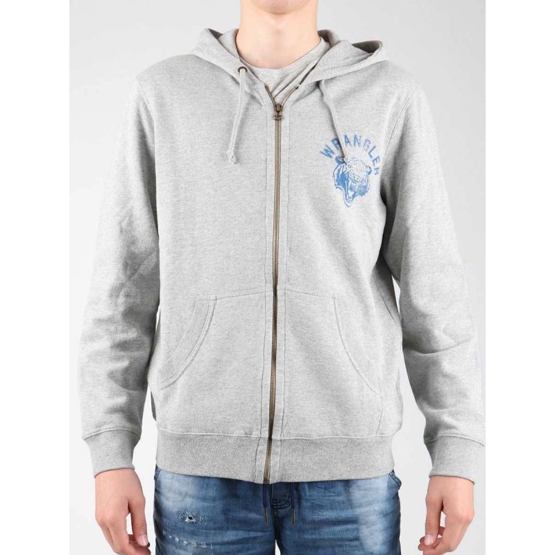 Wrangler Hoodie Zip Sweat W6497JE37 In preparation Your Sports Performance