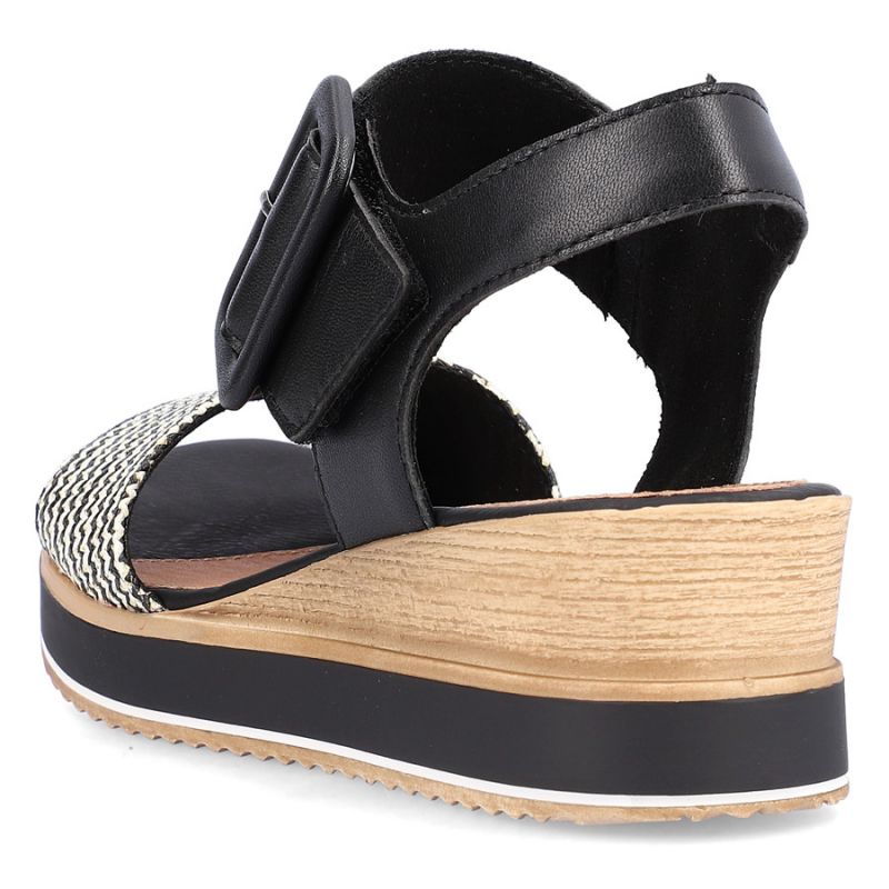 Leather wedge sandals Remonte W RKR646 Footwear/Lifestyle/Rieker Your Sports Performance