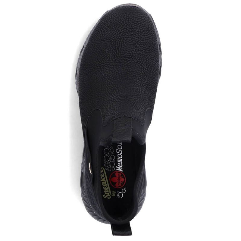 Rieker W RKR616 comfortable slip-on ankle boots, black