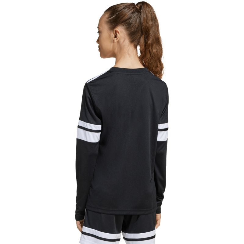 adidas Squadra 25 Long Sleeve Jersey for Kids Black and White JJ0047 In preparation Adidas