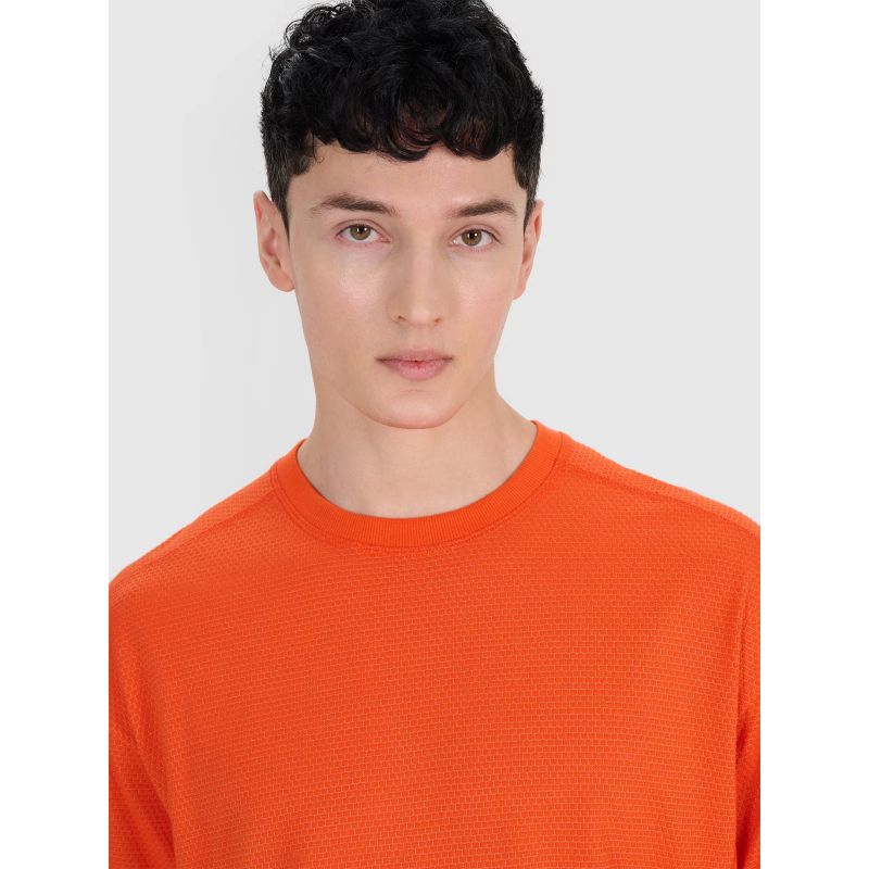 Men's oversize plain T-shirt 4F 4FRSS25TTSHM2653-70S *Kategoria tymczasowa Your Sports Performance