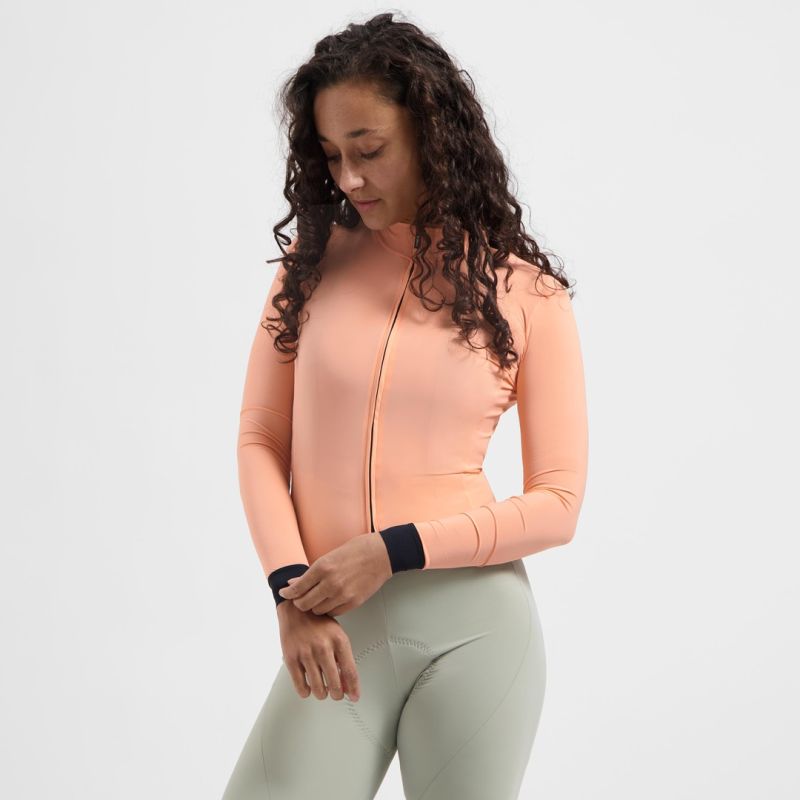 Rogelli women's SIGNATURE LIGHT sweatshirt coral XS Rogelli/Rower/Woman/Koszulki Długi Rękaw Your Sports Performance