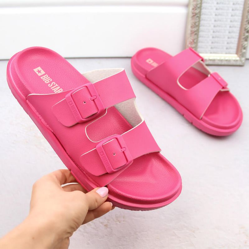Big Star W INT2004E foam flip-flops with buckles, fuchsia Footwear/Outdoor/Big Star Your Sports Performance