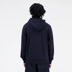 New Balance Essentials Stacked Logo Frenc M Hoodie MT31537BK Clothing/Outdoor New Balance
