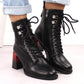 D&amp;A S.Barski ankle boots with decorative heel Premium Collection W MR880-132 OLI270 Footwear/Lifestyle/S.Barski Your Sports Performance