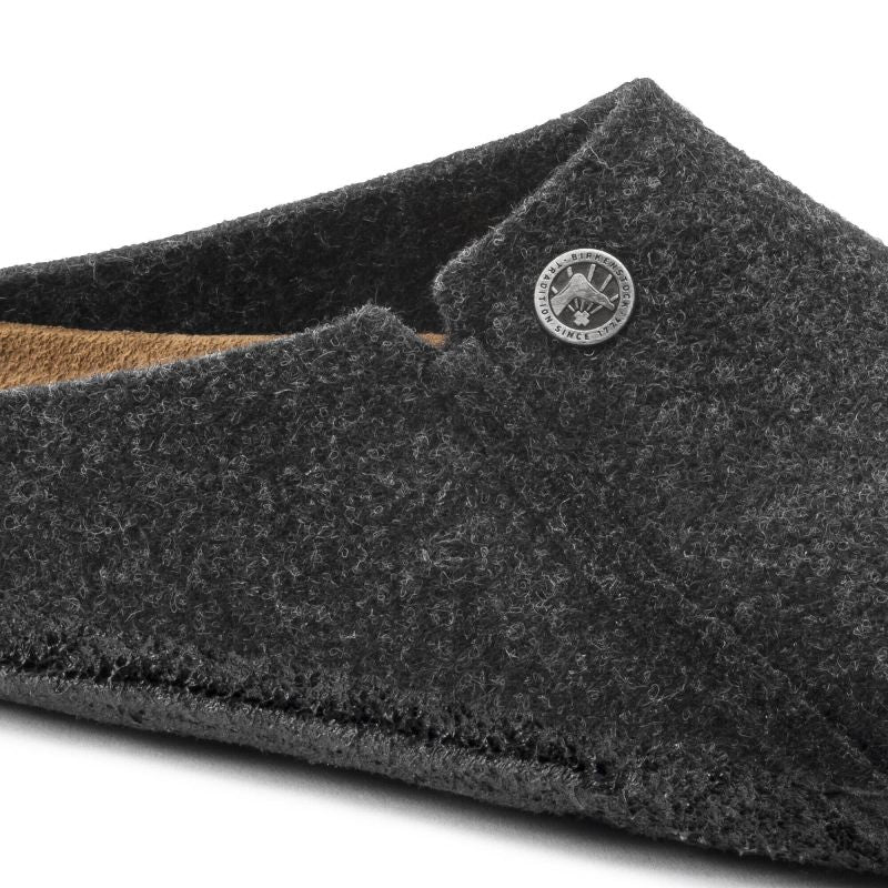 Birkenstock Zermatt Cozy Home Anthracite Wool Felt Slippers Regular Wide (1014938) Footwear Your Sports Performance