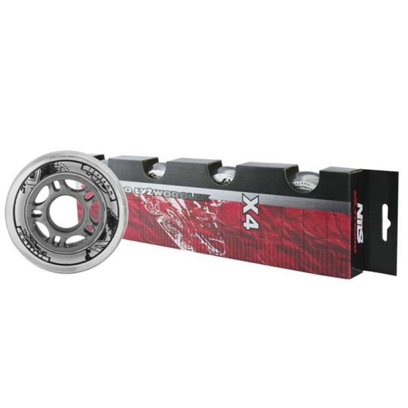 Nils Extreme PU 72x24 82A Wheels (4 pcs.) Accessories/Skating/Rolki (pozostałe) Your Sports Performance