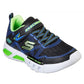 Skechers FLEX-GLOW Navy Blue Kids' Sports Shoes (90542L-BBLM) In preparation Your Sports Performance