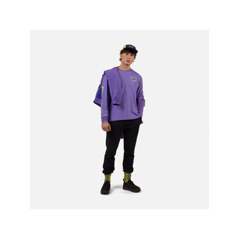 Unisex T-shirt ROSSIGNOL SUPER LS TEE purple