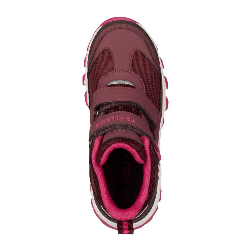 Trollkids Kids Kjerag Hiker waterproof outdoor pink hiking shoes (577-419) In preparation Your Sports Performance