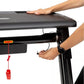 HMS LOOP12 MULTI Electric Treadmill with Desk 1-12 km/h, Black In preparation Your Sports Performance