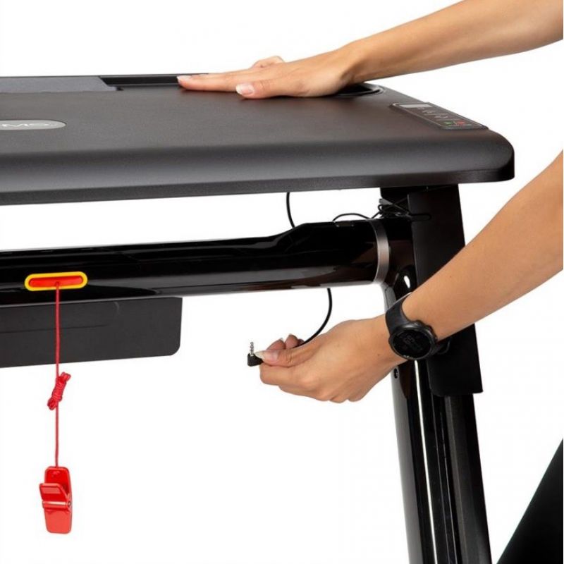 HMS LOOP12 MULTI Electric Treadmill with Desk 1-12 km/h, Black In preparation Your Sports Performance
