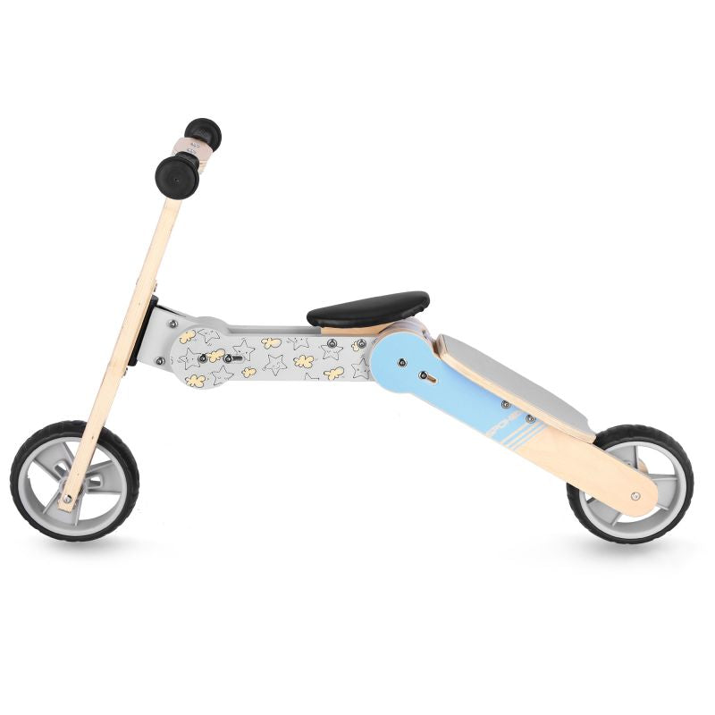 Balance bike and children&#39;s scooter 2in1 Spokey WOO-RIDE MULTI 940906 blue Accessories/Bicycle/Rowery Your Sports Performance