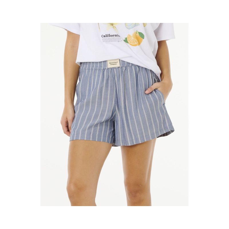 RIP CURL Women's Beach Days Pinstripe Short Blue