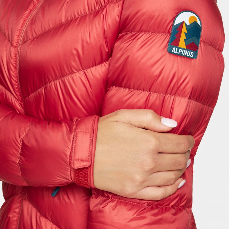 Alpinus Rocca women's down jacket red YT18753 In preparation Your Sports Performance