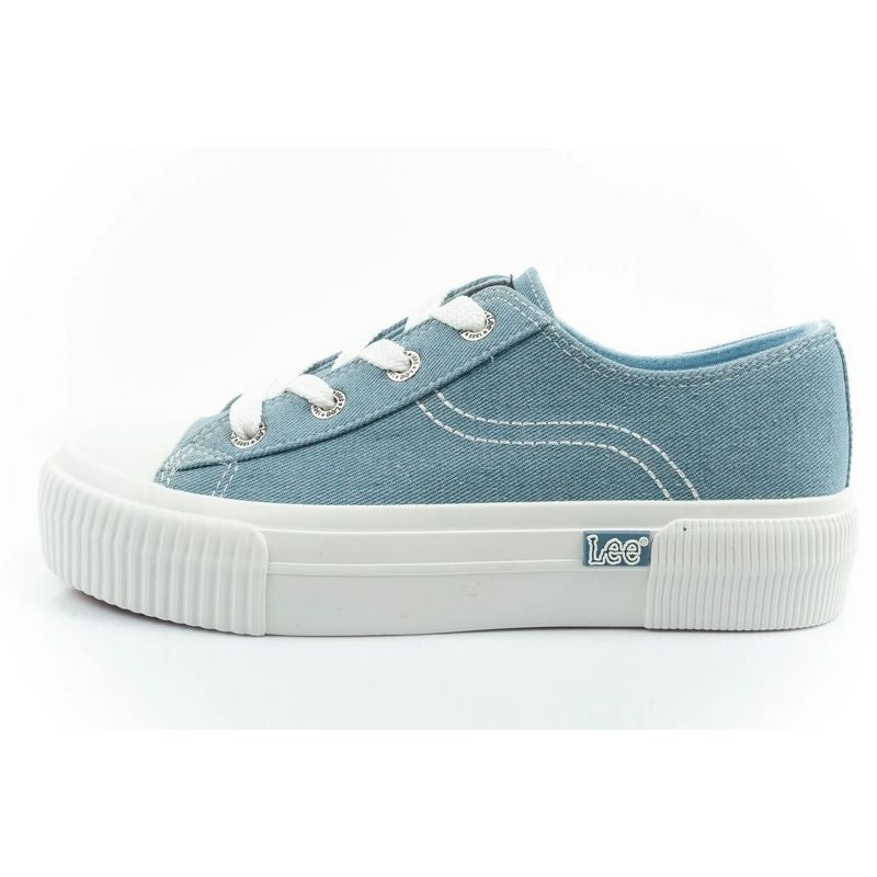 Lee women's sports shoes Isla sneakers blue platform Lee