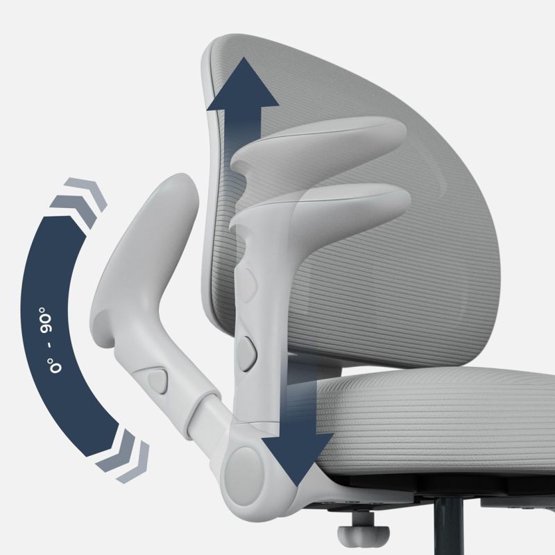 Junior 5.0 Gray Swivel Chair Fotele/Fotele biurowe Your Sports Performance