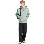 Men's adidas Essentials 3-Stripes Fleece Hoodie light green KY4172