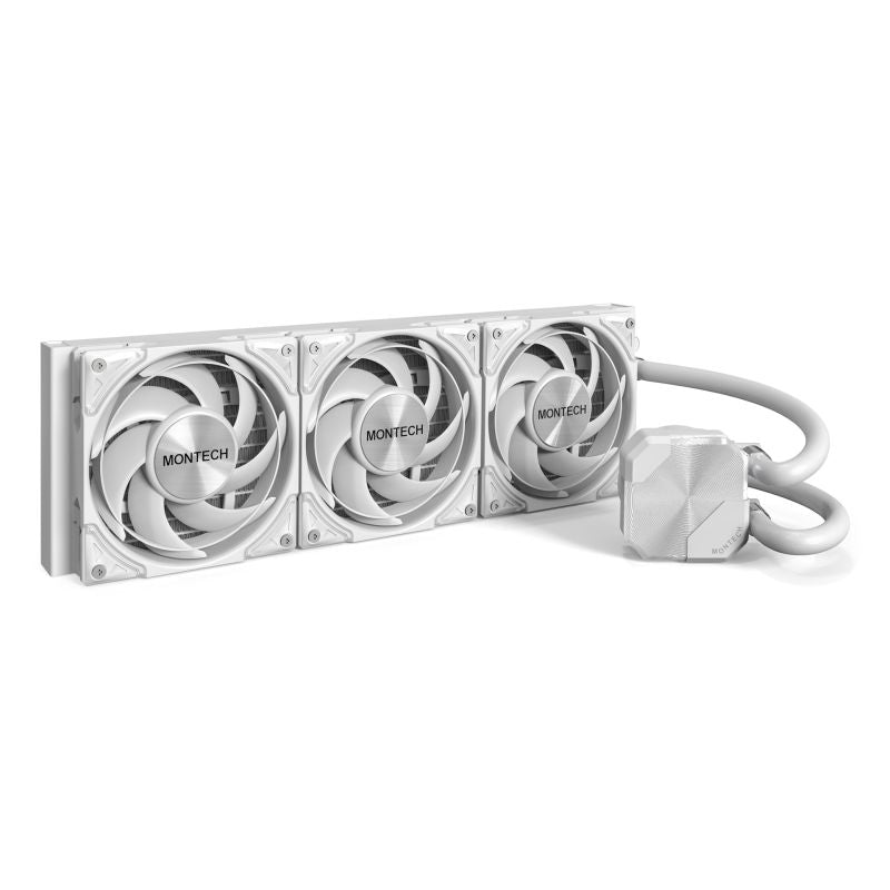 Montech HyperFlow Silent AiO Water Cooling - 360mm, White Chłodzenie/Chłodzenie - wentylatory Your Sports Performance